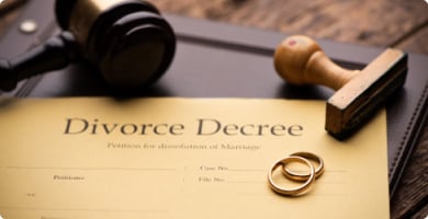 Attend a final hearing or wait for a divorce decree
